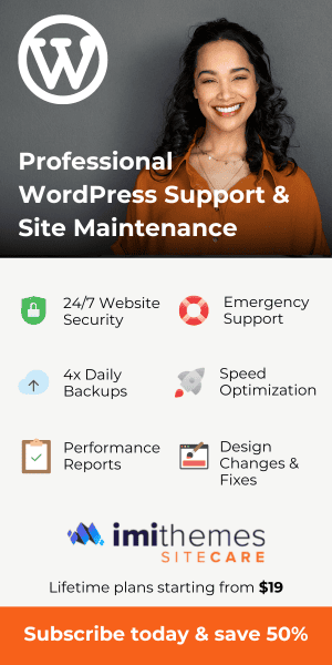 WordPress support & maintenance